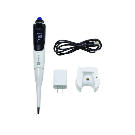 United Scientific Jupiter Electronic Pipette 5 - 50 uL UNEPV0050-P